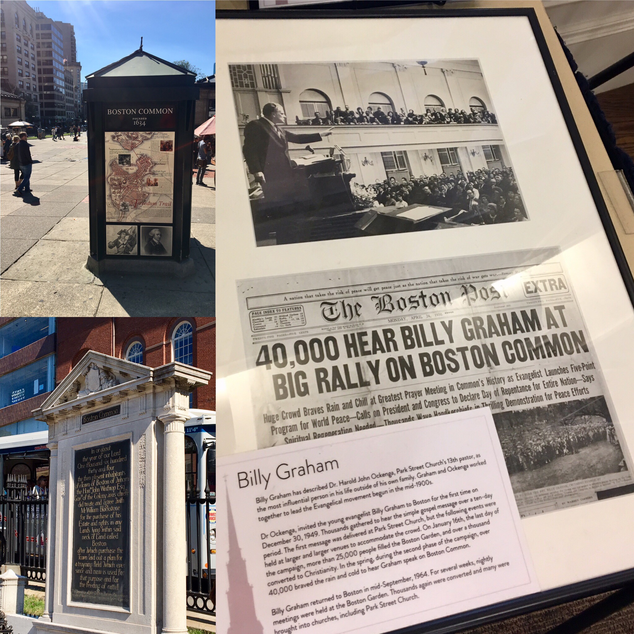 Graham on Boston Common